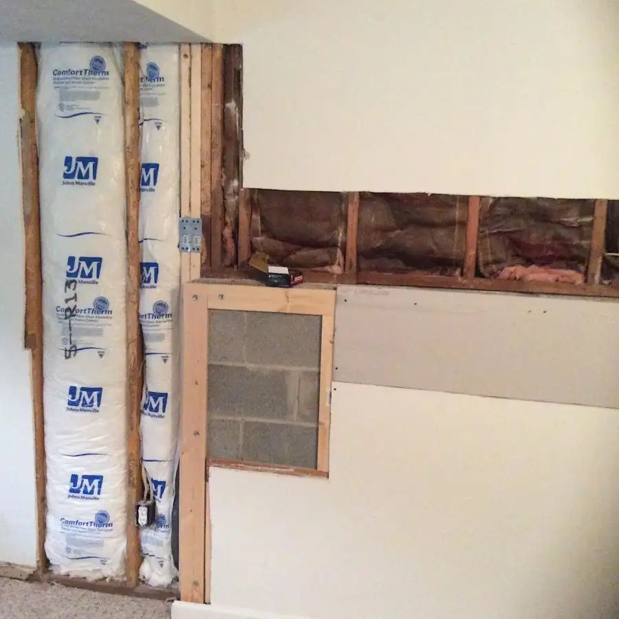 Wall insulation replacement during Contents Cleaning & Restoration in Nogales